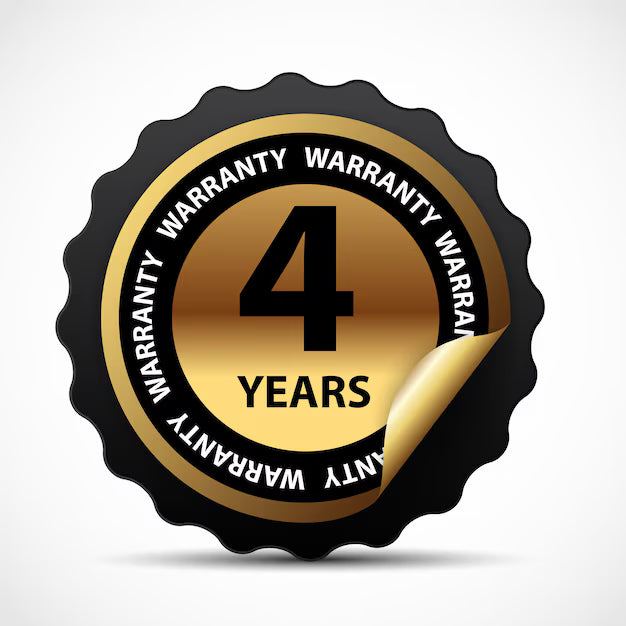 4 Year Warranty